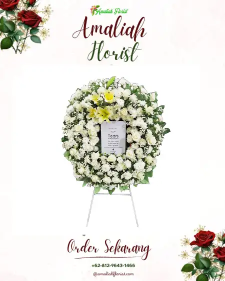 Krans Bunga Duka Ujan Mas